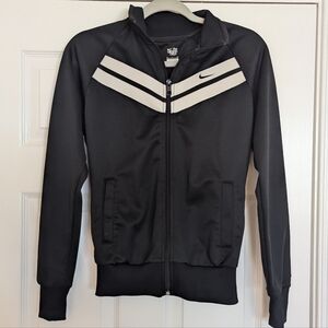 Nike Black and White Track Jacket